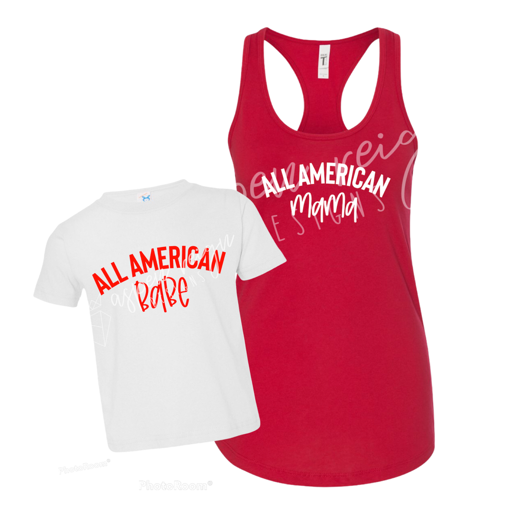 All American Mama Shirt